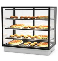 SAYL Drop-In Warmhoudvitrine | INTEGRA | Zwart | 60°C/70°C | Geventileerd | 4 Niveaus | 1.05kW (230V) | 1000x600x815/980(h)mm