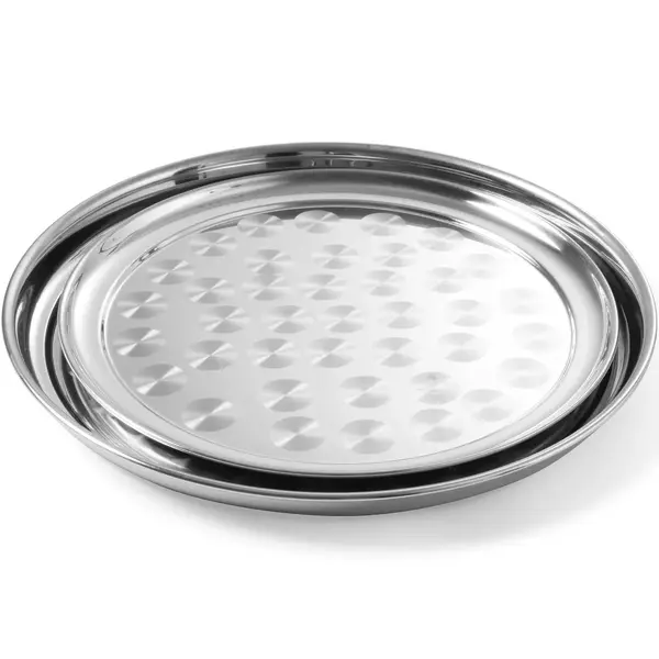 Dienblad | RVS | Geborsteld | Ø360x24(h)mm