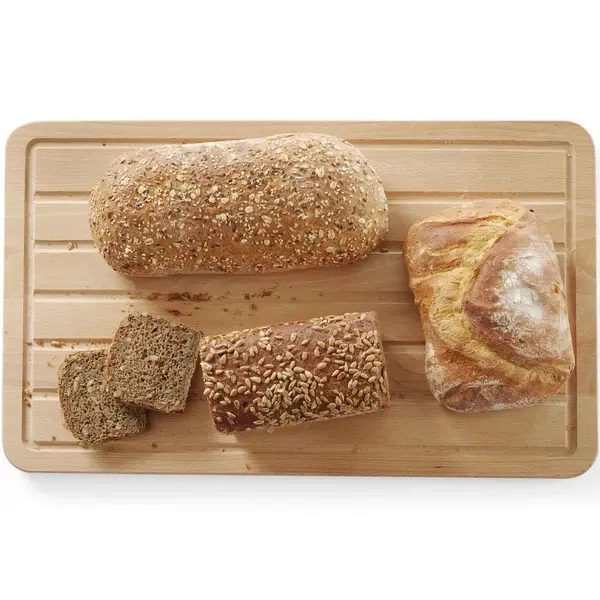Broodsnijplank | Beukenhout | 1/1 GN | Sapgeul | 530x325x18(h)mm