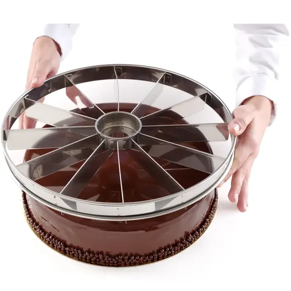 Taartverdeler | RVS | 12 Porties | Ø320mm