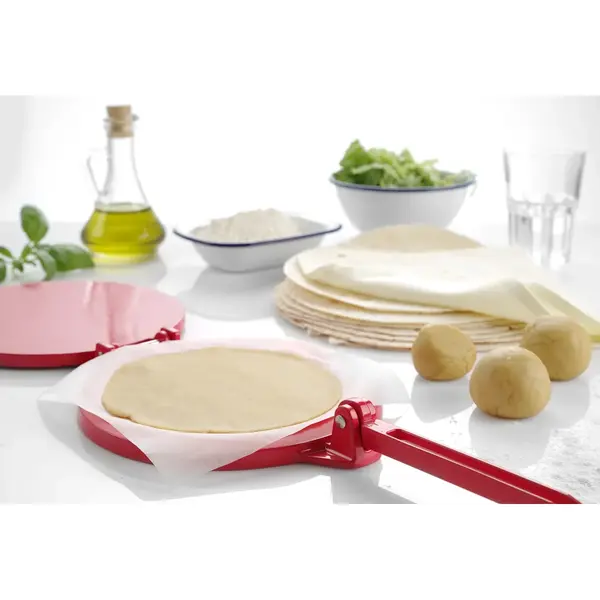 Tortillapers | Aluminium | Rood | 250x200x95(h)mm