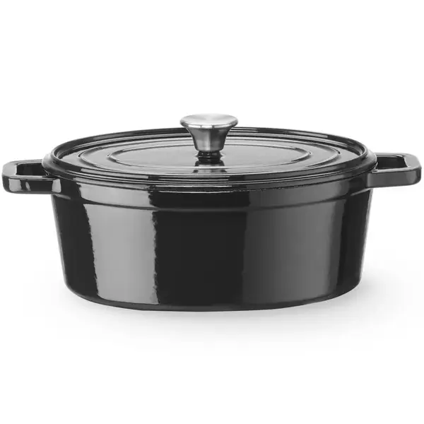 Braadpan | Geëmailleerd | 4.4L | Div. Warmtebronnen | Incl. Deksel | 365x220x115(h)mm