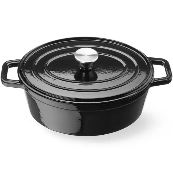 Braadpan | Geëmailleerd | 4.4L | Div. Warmtebronnen | Incl. Deksel | 365x220x115(h)mm