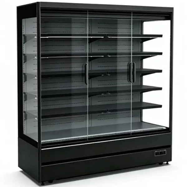 Wandkoeling | LUCA 2.0 | Zwart | +1°C/+10°C | Geforceerd | Draaideuren | Wielen (Geremd) | 1935x740x2010(h)mm