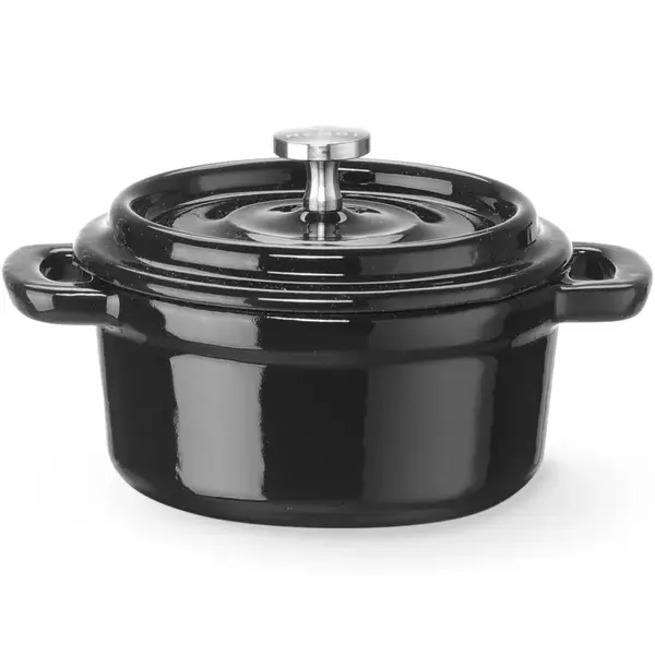 Braadpan | Geëmailleerd | 0.27L | Div. Warmtebronnen | Incl. Deksel | 130x100x48(h)mm