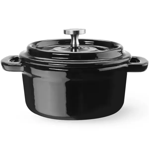 Braadpan | Geëmailleerd | 0.27L | Div. Warmtebronnen | Incl. Deksel | 130x100x48(h)mm