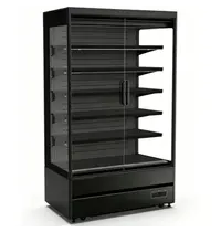 UNNICOOL Wandkoeling | LUCA 1.0 | Zwart | +1°C/+10°C | Geforceerd | Draaideuren | Wielen (Geremd) | 1000x740x2010(h)mm 