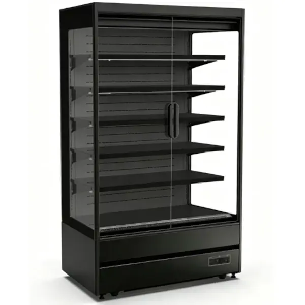 Wandkoeling | LUCA 1.0 | Zwart | +1°C/+10°C | Geforceerd | Draaideuren | Wielen (Geremd) | 1000x740x2010(h)mm