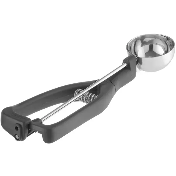 IJsportioneerlepel | RVS | Bol | Ø46mm | Linkshandig | Kunststof Greep | 1/36L