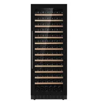 CombiSteel Wijnkoelkast | 375L (154x 75cl) | Zwart | 1 Zone | +5°C/+20°C | Geforceerd | Inbouwbaar | 595x689x1600(h)mm