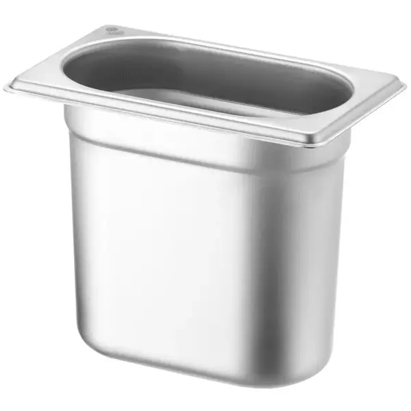 GN-Bak | BudgetLine | RVS | 1/9 GN | Hoogte 150mm | 176x108x150(h)mm