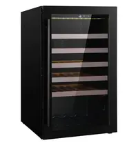 CombiSteel Wijnkoelkast | 118L (40x 75cl) | Zwart | 1 Zone | +5°C/+20°C | Geforceerd | 485x600x820(h)mm