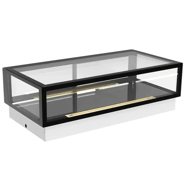 Drop-In Koelvitrine | INTEGRA | Zwart | +2°C/+6°C | Geforceerd | 1 Niveau | Touchscreen | Losse Koelunit (Inbouw) | 1200x600x380/495(h)mm