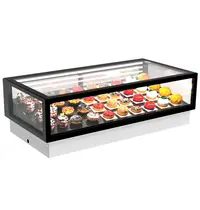 SAYL Drop-In Koelvitrine | INTEGRA | Zwart | +2°C/+6°C | Geforceerd | 1 Niveau | Touchscreen | Losse Koelunit (Inbouw) | 1200x600x380/495(h)mm 
