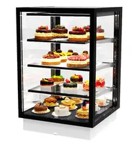 SAYL Drop-In Koelvitrine | INTEGRA | Zwart | +2°C/+6°C | Geforceerd | 4 Niveaus | Touchscreen | Losse Koelunit (Inbouw) | 600x600x815/930(h)mm 