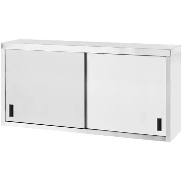 Wandkast | ProfiLine | RVS | Schuifdeuren | Diepte 400 | Hoogte 600 | Breedte 800-1200 | Incl. Wandbevestiging
