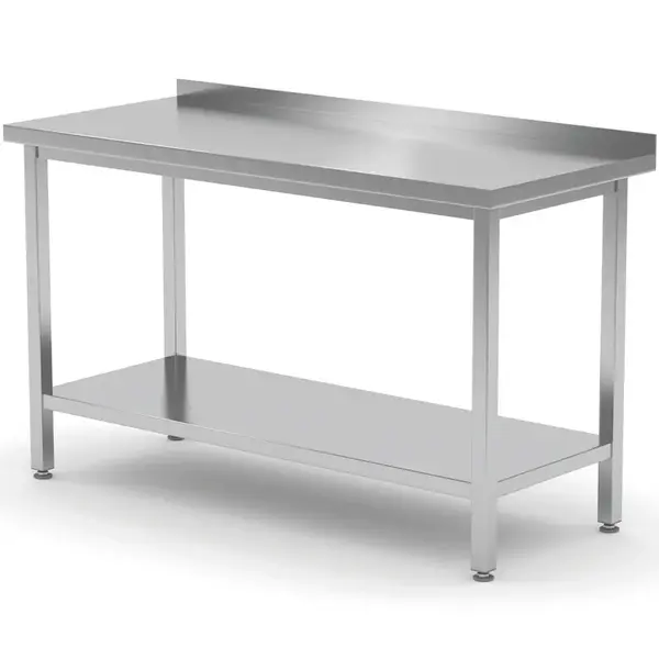 Werktafel | ProfiLine | RVS | Bodemschap | Diepte 600 | Hoogte 850/915 | Breedte 800-1800 | Achteropstand | Zelfmontage