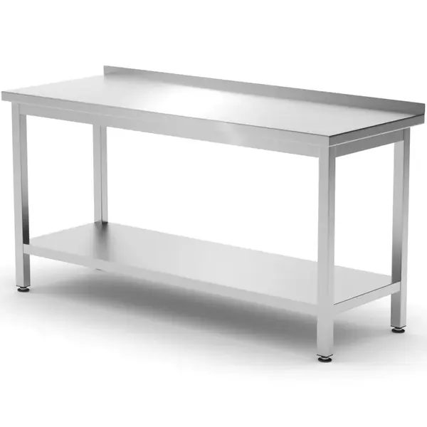 Werktafel | ProfiLine | RVS | Bodemschap | Diepte 600 | Hoogte 850/915 | Breedte 800-1800 | Achteropstand | Zelfmontage