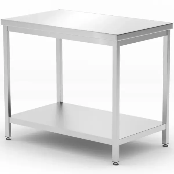 Werktafel | ProfiLine | RVS | Bodemschap | Diepte 600 | Hoogte 850/875 | Breedte 1000-1800 | Zelfmontage