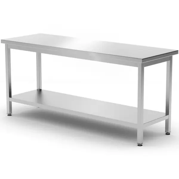 Werktafel | ProfiLine | RVS | Bodemschap | Diepte 600 | Hoogte 850/875 | Breedte 1000-1800 | Zelfmontage