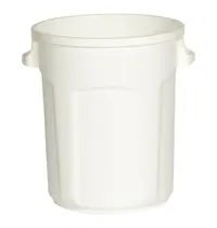 Probbax Afvalbak | Kunststof (Wit) | 80L | Open | Ø485x580(h)mm