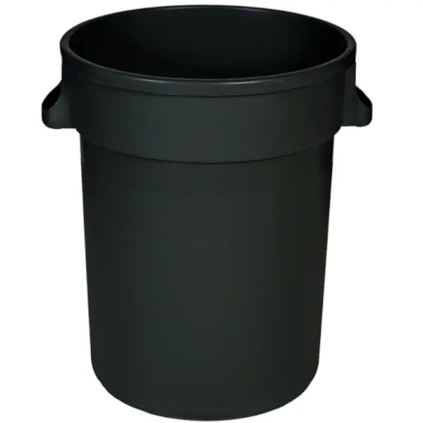 Afvalbak | Kunststof (Zwart) | 120L | Open | Ø560x700(h)mm