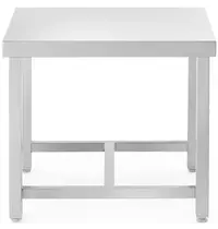 HENDI Werktafel | RVS | Laag Model | Gelaste Constructie | 500x500x445/475(h)mm