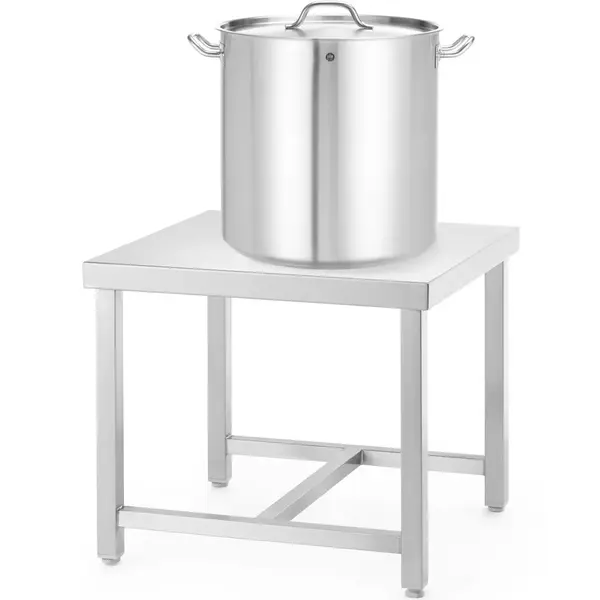 Werktafel | RVS | Laag Model | Gelaste Constructie | 500x500x445/475(h)mm