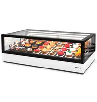 SAYL Koelvitrine | INTEGRA | Zwart/Wit | +2°C/+6°C | Geforceerd | 1 Niveau | Touchscreen | Losse Koelunit (Inbouw) | 1200x600x400(h)mm 