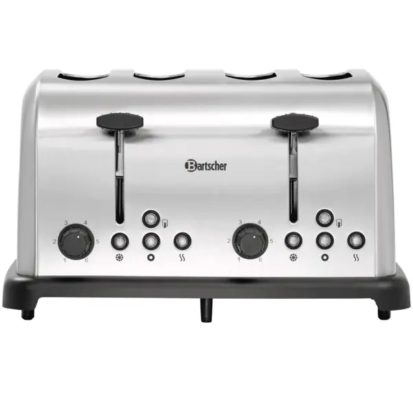 Sleuftoaster | TBRB20 | 4 Sleuven | 6 Bruiningsniveaus | Ontdooien, Opwarmen, Bagelfunctie | 1480W, 230V