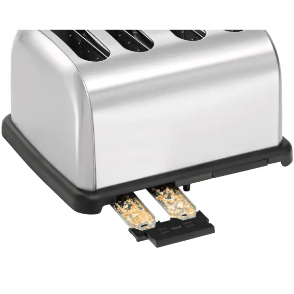 Sleuftoaster | TBRB20 | 4 Sleuven | 6 Bruiningsniveaus | Ontdooien, Opwarmen, Bagelfunctie | 1480W, 230V