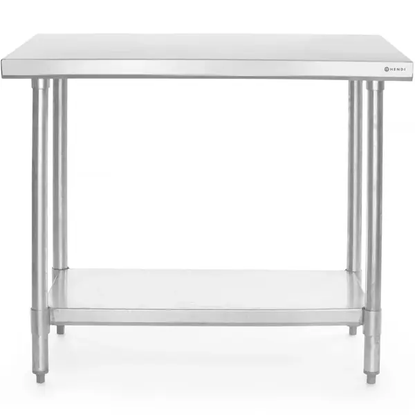 Werktafel | BudgetLine | RVS | Bodemschap | Diepte 600 | Hoogte 850 | Breedte 1000-1800