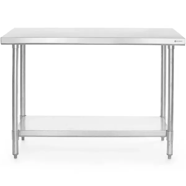 Werktafel | BudgetLine | RVS | Bodemschap | Diepte 600 | Hoogte 850 | Breedte 1000-1800