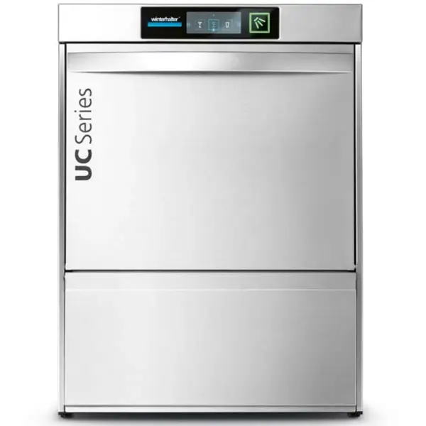 Glazenspoelmachine | UC-S | Mand 400x400 | Afvoerpomp | Zeeppomp | Naglanspomp | 230V/400V | Touchscreen | Dubbelwandig | 460x603x760(h)mm