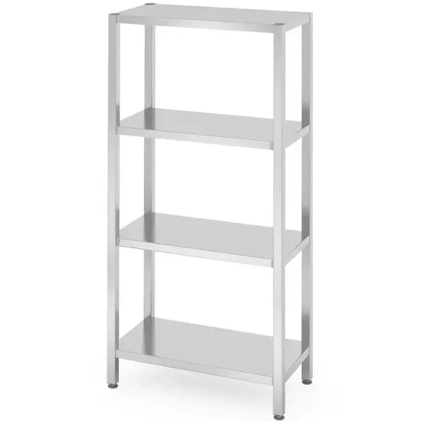 Stelling | KitchenLine | RVS | 4 Niveaus | Diepte 400 | Hoogte 1795/1825 | Breedte 600-1000