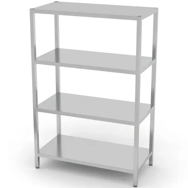 Stelling | KitchenLine | RVS | 4 Niveaus | Diepte 400 | Hoogte 1795/1825 | Breedte 600-1000