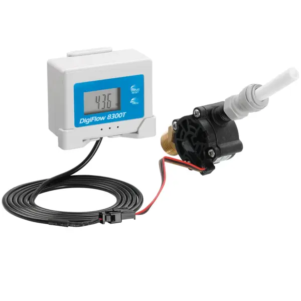 Watermeter | W3B-1 | Kunststof | Voor K3600L | 1/4" Aansluiting | 2x AA Batterijen | 75x60x40(h)mm
