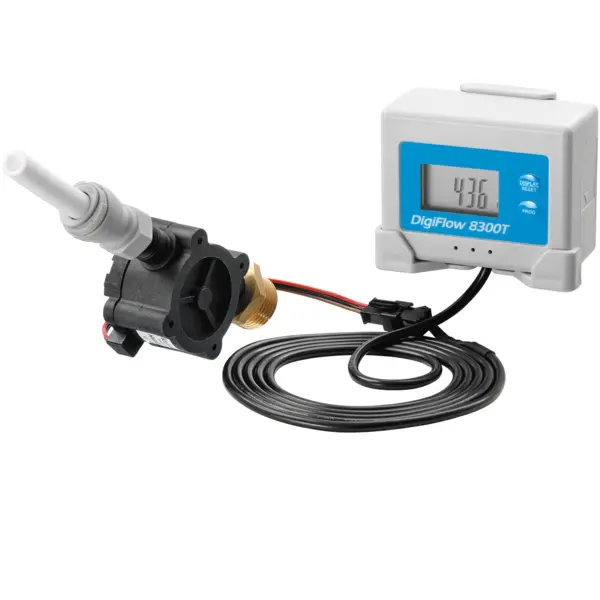 Watermeter | W3B-1 | Kunststof | Voor K3600L | 1/4" Aansluiting | 2x AA Batterijen | 75x60x40(h)mm