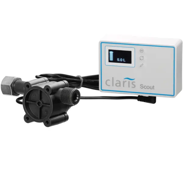 Watermeter | W1-8B | Kunststof | Voor K1500L | 3/8" Aansluiting | 2x AA Batterijen | 80x42x54(h)mm