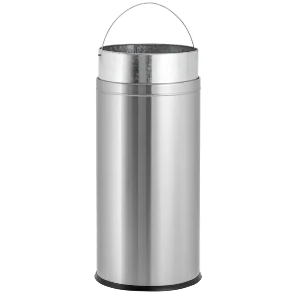 Afvalbak | SWING | RVS | 52L | Tuimeldeksel | Ø390x735(h)mm