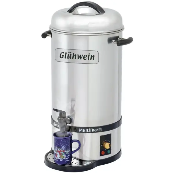 Glühweindispenser | RVS | 20.3L | 30°C/90°C | 2kW (230V) | 355x350x610(h)mm