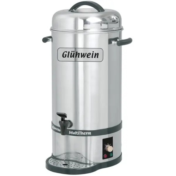 Glühweindispenser | RVS | 20.3L | 30°C/90°C | 2kW (230V) | 355x350x610(h)mm