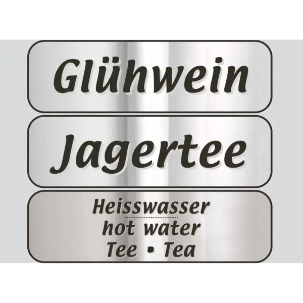 Glühweindispenser | RVS | 20.3L | 30°C/90°C | 2kW (230V) | 355x350x610(h)mm