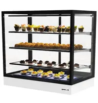 SAYL Koelvitrine | INTEGRA | Zwart/Wit | +2°C/+6°C | Geforceerd | 4 Niveaus | Touchscreen | Losse Koelunit (Inbouw) | 1000x600x950(h)mm 