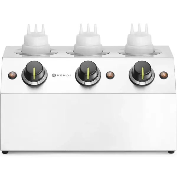 Doseerflesverwarmer | 3x 0.65L | 30°C/65°C | 0.6kW (230V) | 395x239x211(h)mm