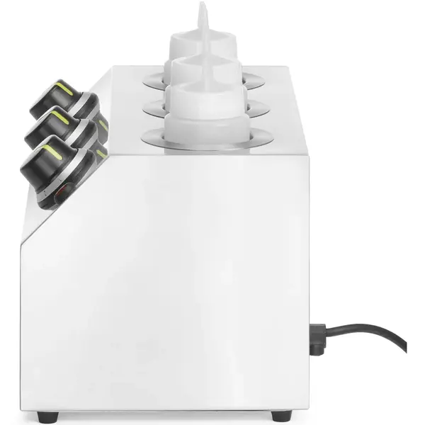 Doseerflesverwarmer | 3x 0.65L | 30°C/65°C | 0.6kW (230V) | 395x239x211(h)mm