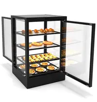 SAYL Warmhoudvitrine | INTEGRA | Zwart | 60°C/70°C | Geventileerd | 4 Niveaus | Zelfbediening | 0.53kW (230V) | Touchscreen | 600x600x950(h)mm 
