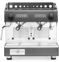 Verona Espressomachine | JULIA COMPACT | Zwart | Automatisch | 2 Groepen | Boiler 6.5L | 230V | 475x563x530(h)mm