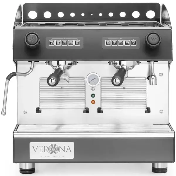 Espressomachine | JULIA COMPACT | Zwart | Automatisch | 2 Groepen | Boiler 6.5L | 230V | 475x563x530(h)mm