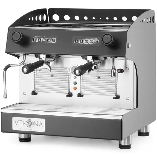 Espressomachine | JULIA COMPACT | Zwart | Automatisch | 2 Groepen | Boiler 6.5L | 230V | 475x563x530(h)mm